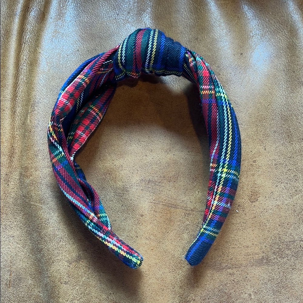 J. Crew Plaid Tartan Headband